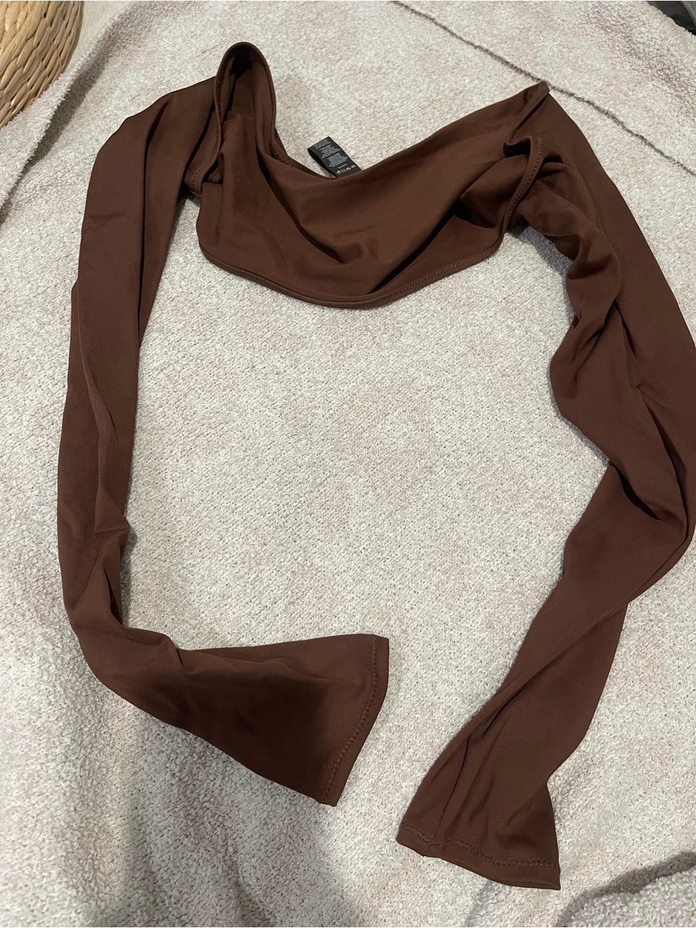 Skims Cocoa Shrug Cardigan - Picture 5 of 5